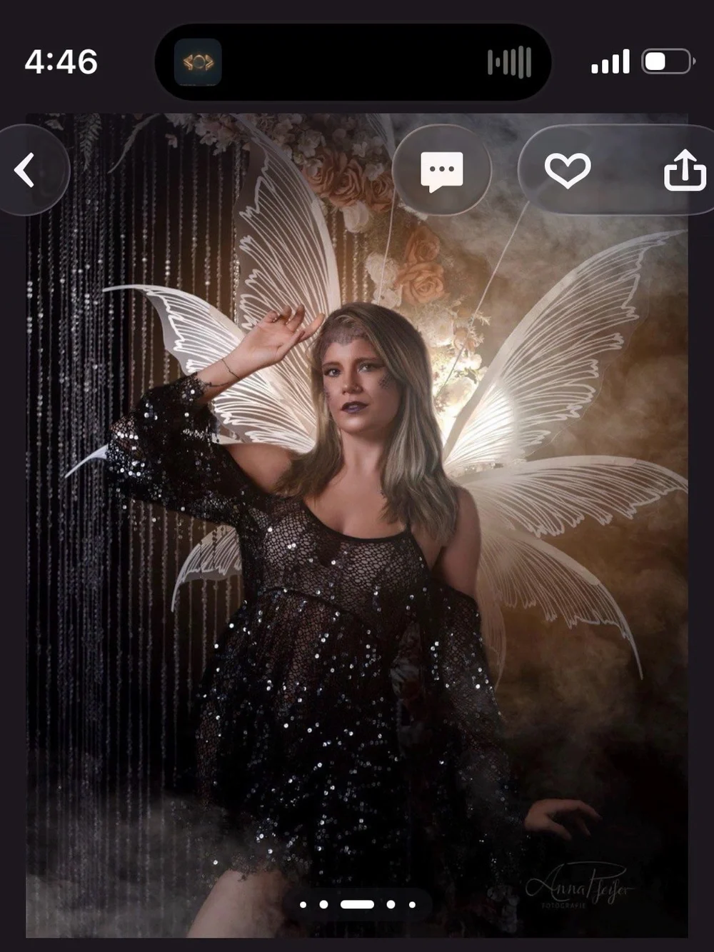 Adult Strap & Corset White Transparent Fairy Wings